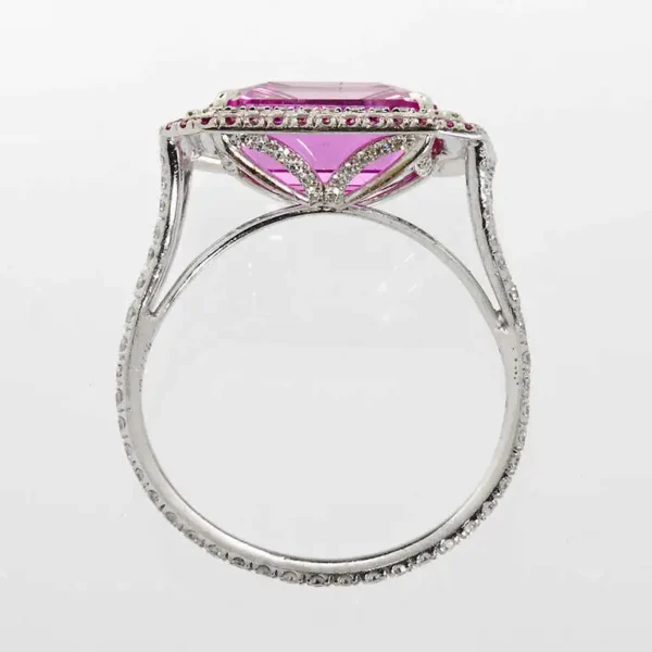 Pink Sapphire Ring Natural No-Heat - Image 3