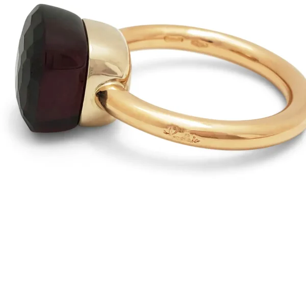 Pomellato Nudo Rose Gold and Garnet Ring - Image 4