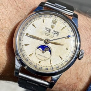 Rolex 8171 Padellone MoonPhase stainless steel from 1949/1951