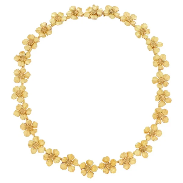 Buy Dogwood Flower Gold Necklace