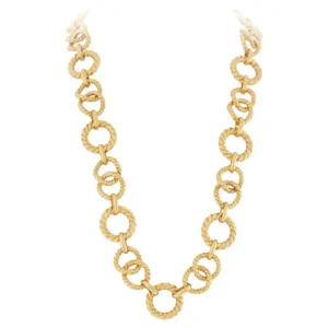 Buy Gold Rope Link Necklace