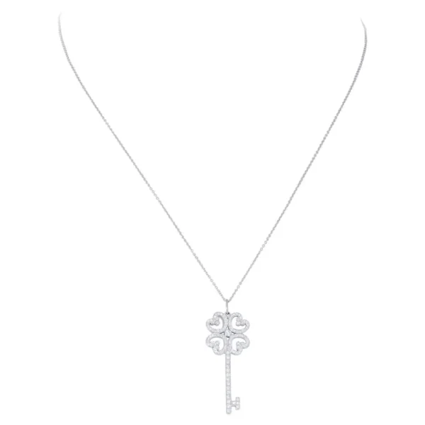 Tiffany & Co. Quatra Heart Platinu