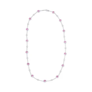 Tiffany Swing Pink sapphire and Diamond Necklace Tiffany & Co.