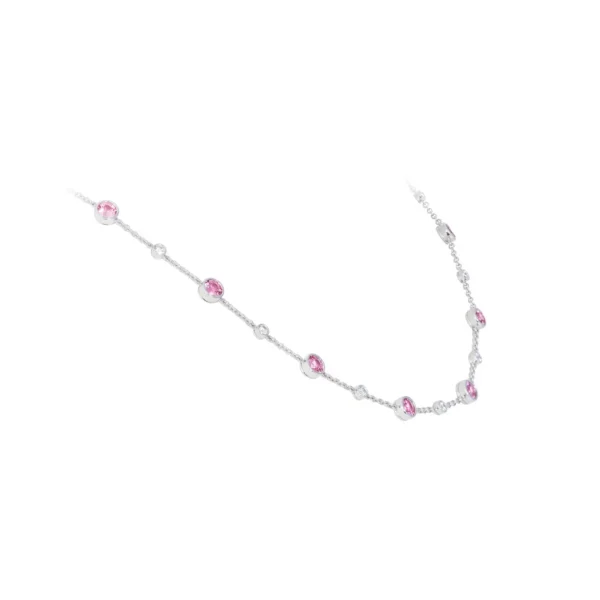 Tiffany Swing Pink sapphire and Diamond Necklace Tiffany & Co. - Image 3