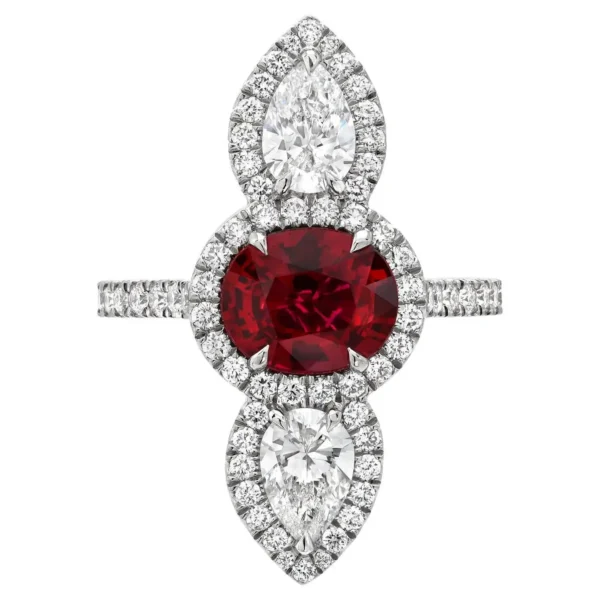 Unheated Ruby Ring 2.09 Carats AGL Certified No Heat - Image 2