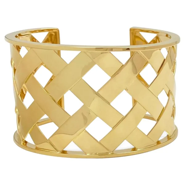 Verdura Criss Cross Yellow Gold Cu