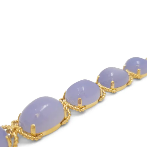 Verdura Pebble Chalcedony Bracelet - Image 4