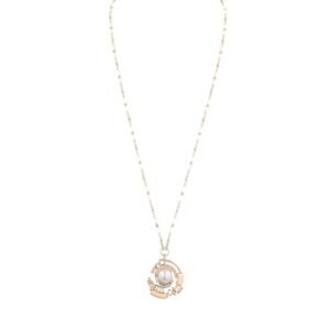 Buy Chaumet Labyrinthe Necklace – Rose gold, mother-of-pearl, pearls, diamonds