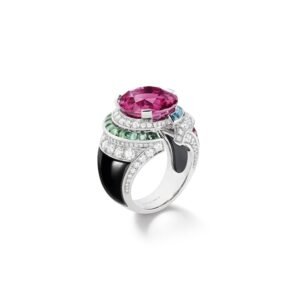 Buy Chaumet Labyrinthe Ring – White gold, onyx, rubellite, indicolite