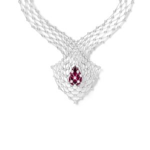 Buy Chaumet Lacis Necklace – White gold, rubellite, diamonds