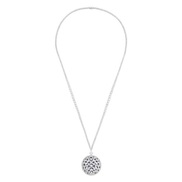 Buy Chaumet Mirage necklace - White gold, sapphires, diamonds - Image 2