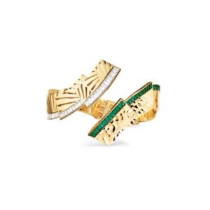 Buy Chaumet Skyline Bracelet – Yellow gold, emeralds, diamonds