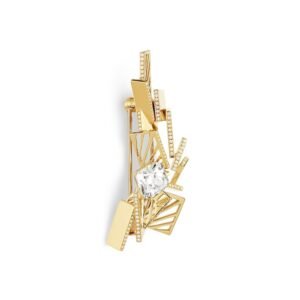 Buy Chaumet Skyline Brooch – Yellow gold, diamonds