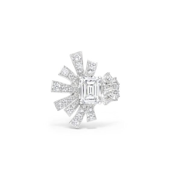 Buy Déferlante Transformable Ring - White gold, diamonds - Image 2