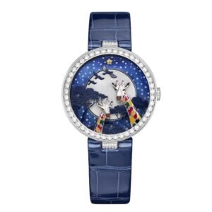 Buy Espiègleries Trésors d’Afrique Timepiece – White gold, diamonds, yellow sapphire