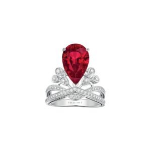 Buy Joséphine Aigrette Impériale 5cts solitaire – Platinum, ruby, diamonds