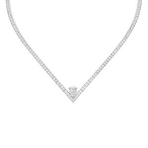 Buy Joséphine Aigrette necklace – White gold, diamonds