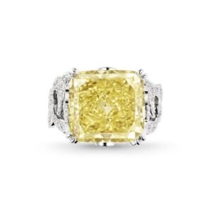 Buy Joséphine Soir de Fête ring – White gold, yellow diamond, diamonds