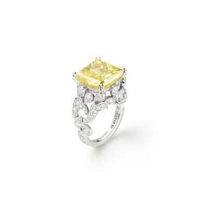 Buy Joséphine Soir de Fête ring – White gold, yellow diamond, diamonds