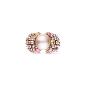 Comète des Mers Ring – White and rose gold, fine pearls