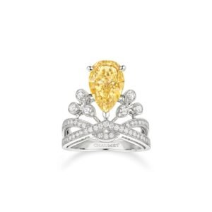 Joséphine Aigrette Impériale 3cts solitaire – Platinum, yellow diamond, diamonds