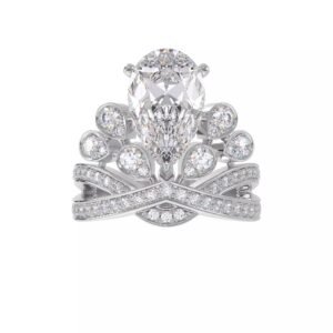 Joséphine Aigrette Impériale ring – Platinum, diamonds