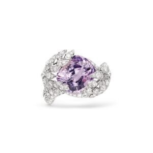 L’Épi de Blé de Chaumet Offrandes ring – White gold, purple sapphire, diamonds