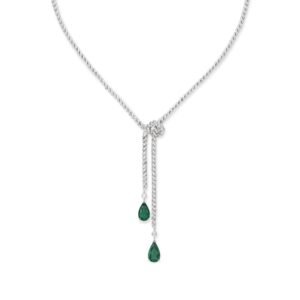 Maharani de Chaumet necklace – White gold, emeralds, diamonds