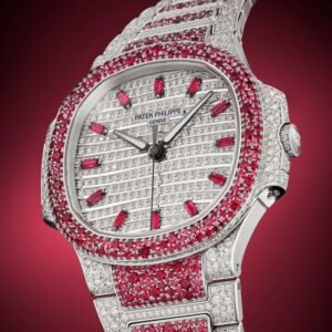 Buy Patek Philippe 7118/1452G-001 Nautilus Haute Joaillerie White Gold Set With Rubies & Diamonds – BRAND NEW