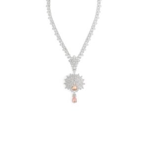 Chaumet Promenades Impériales Necklace – White gold, rose gold, Padparadscha sapphires