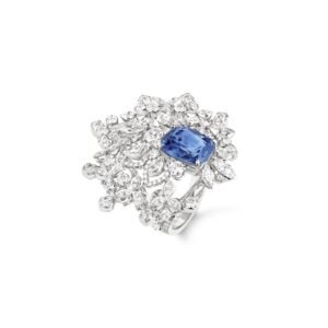 Promenades Impériales Ring – White gold, sapphire, diamonds