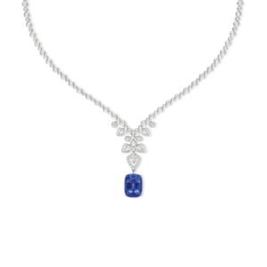 Souveraine de Chaumet transformable necklace – White gold, sapphire, diamonds