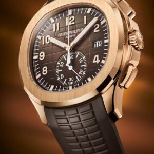 Buy Patek Philippe 5968R-001 Aquanaut Chronograph Rose Gold Brown Dial