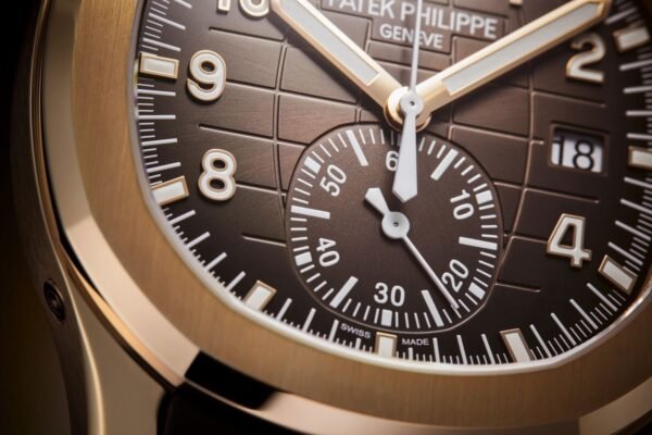 Buy Patek Philippe 5968R-001 Aquanaut Chronograph Rose Gold Brown Dial - Image 8