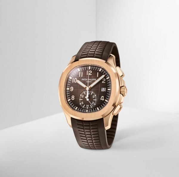 Buy Patek Philippe 5968R-001 Aquanaut Chronograph Rose Gold Brown Dial - Image 12