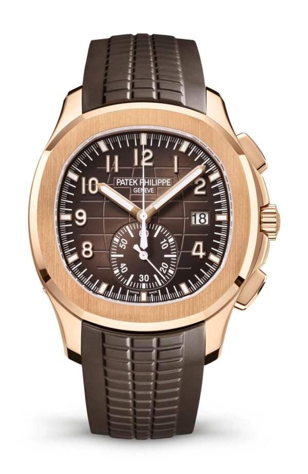 Buy Patek Philippe 5968R-001 Aquanaut Chronograph Rose Gold Brown Dial - Image 11