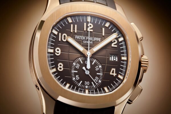 Buy Patek Philippe 5968R-001 Aquanaut Chronograph Rose Gold Brown Dial - Image 4