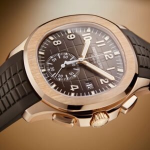 Buy Patek Philippe 5968R-001 Aquanaut Chronograph Rose Gold Brown Dial