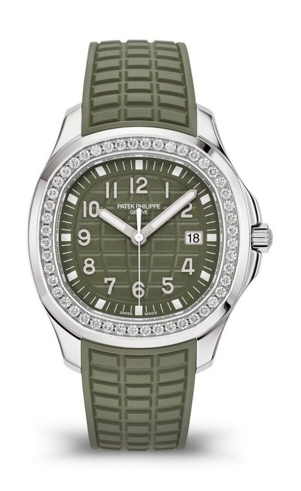 Buy Patek Philippe 5267/200A-011 Aquanaut Luce Stainless Steel Green Dial Diamond Bezel - Image 4