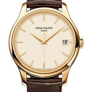 Buy Patek Philippe 5227J-001 Calatrava Date Sweep Seconds Yellow Gold Ivory Dial