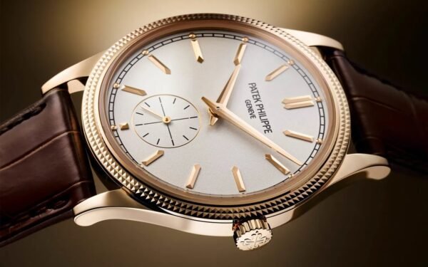 Buy Patek Philippe 6119R-001 Calatrava "Clous de Paris" Rose Gold Hobnail BezelSilver Dial - Image 2