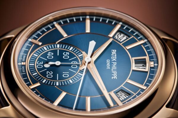 Buy Patek Philippe 5905R-010 Complications Flyback Chronograph Annual Calendar Rose Gold Blue Dial - Image 9