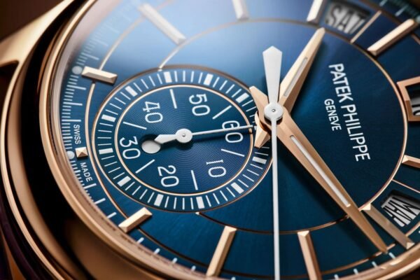 Buy Patek Philippe 5905R-010 Complications Flyback Chronograph Annual Calendar Rose Gold Blue Dial - Image 5