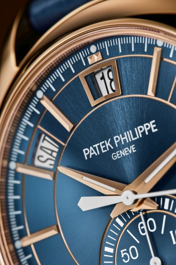 Buy Patek Philippe 5905R-010 Complications Flyback Chronograph Annual Calendar Rose Gold Blue Dial - Image 4