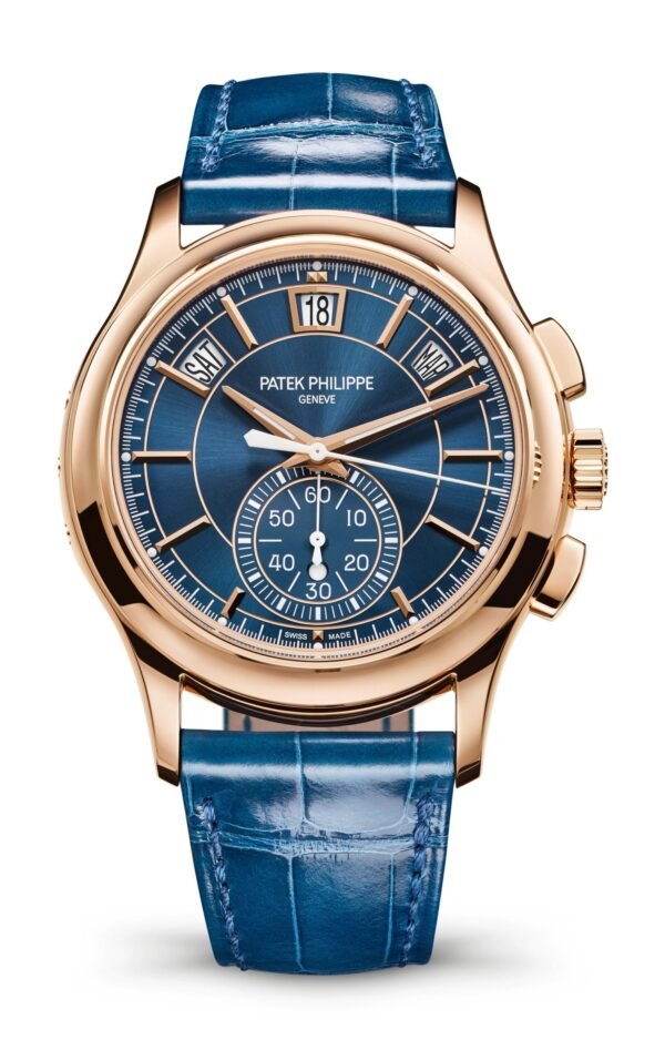 Buy Patek Philippe 5905R-010 Complications Flyback Chronograph Annual Calendar Rose Gold Blue Dial - Image 10