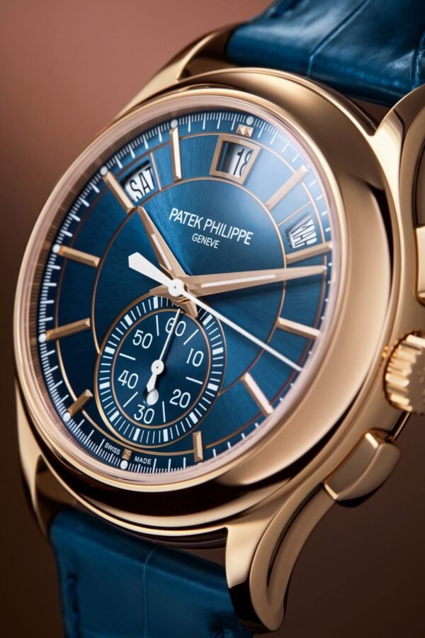 Buy Patek Philippe 5905R-010 Complications Flyback Chronograph Annual Calendar Rose Gold Blue Dial - Image 2