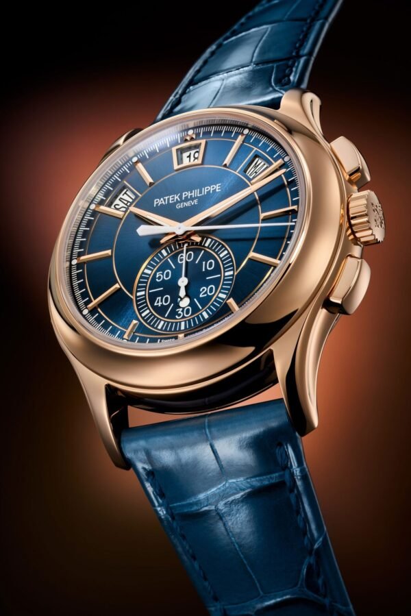 Buy Patek Philippe 5905R-010 Complications Flyback Chronograph Annual Calendar Rose Gold Blue Dial - Image 3