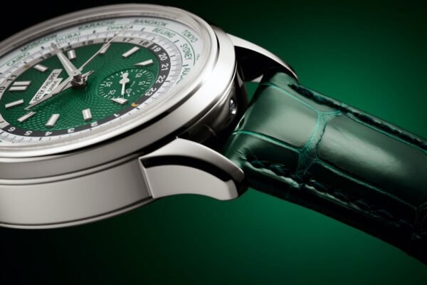 Buy Patek Philippe 5930P-001 Complications World Time Flyback Chronograph Platinum Green Dial - Image 3