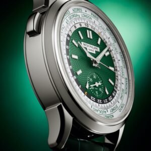 Buy Patek Philippe 5930P-001 Complications World Time Flyback Chronograph Platinum Green Dial