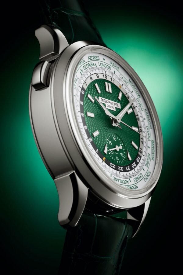 Buy Patek Philippe 5930P-001 Complications World Time Flyback Chronograph Platinum Green Dial - Image 2